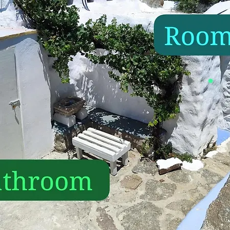 ロッジ Artemis Authentic Mykonian Stone House Near